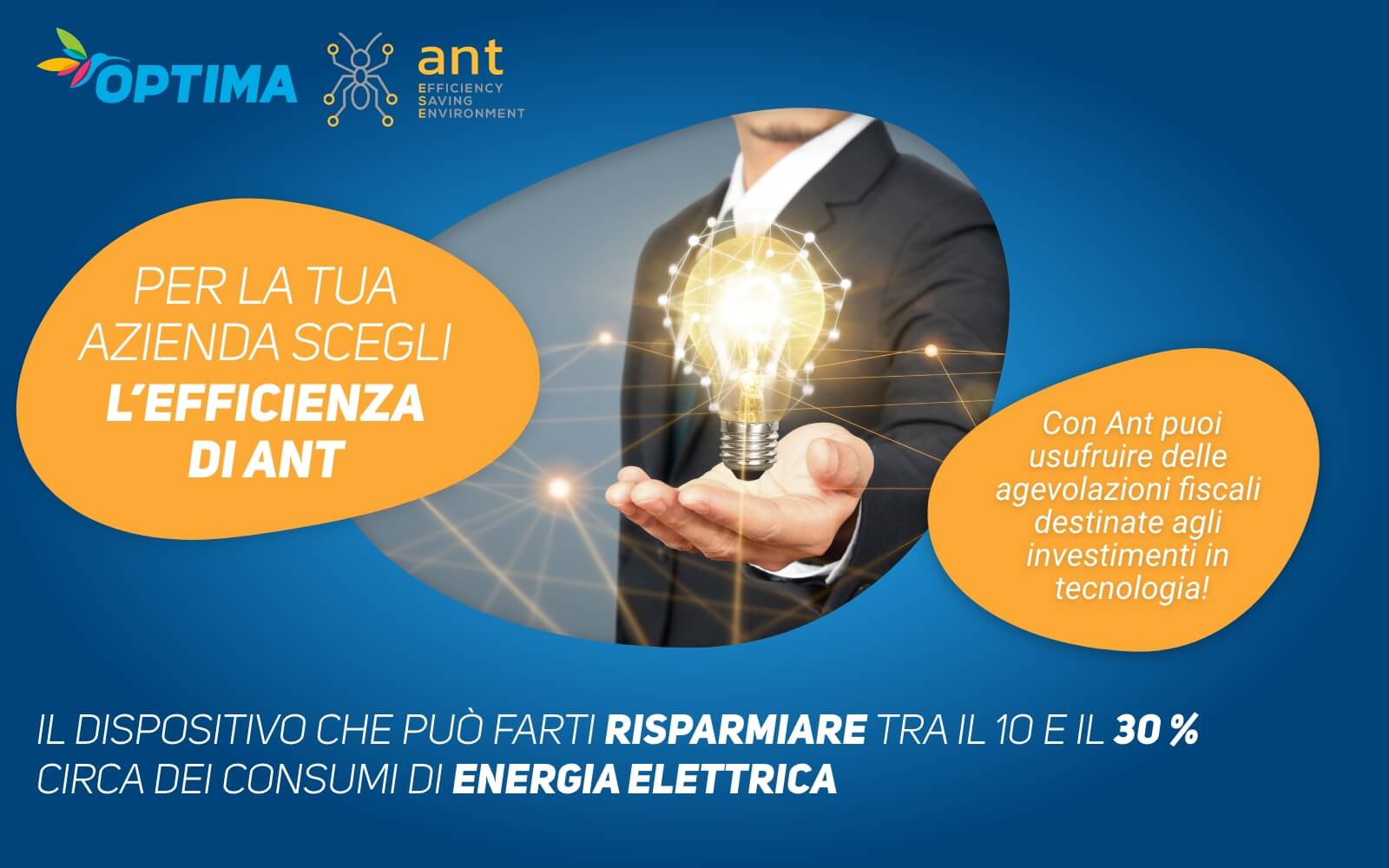 ANT sistema efficientamento energetico business