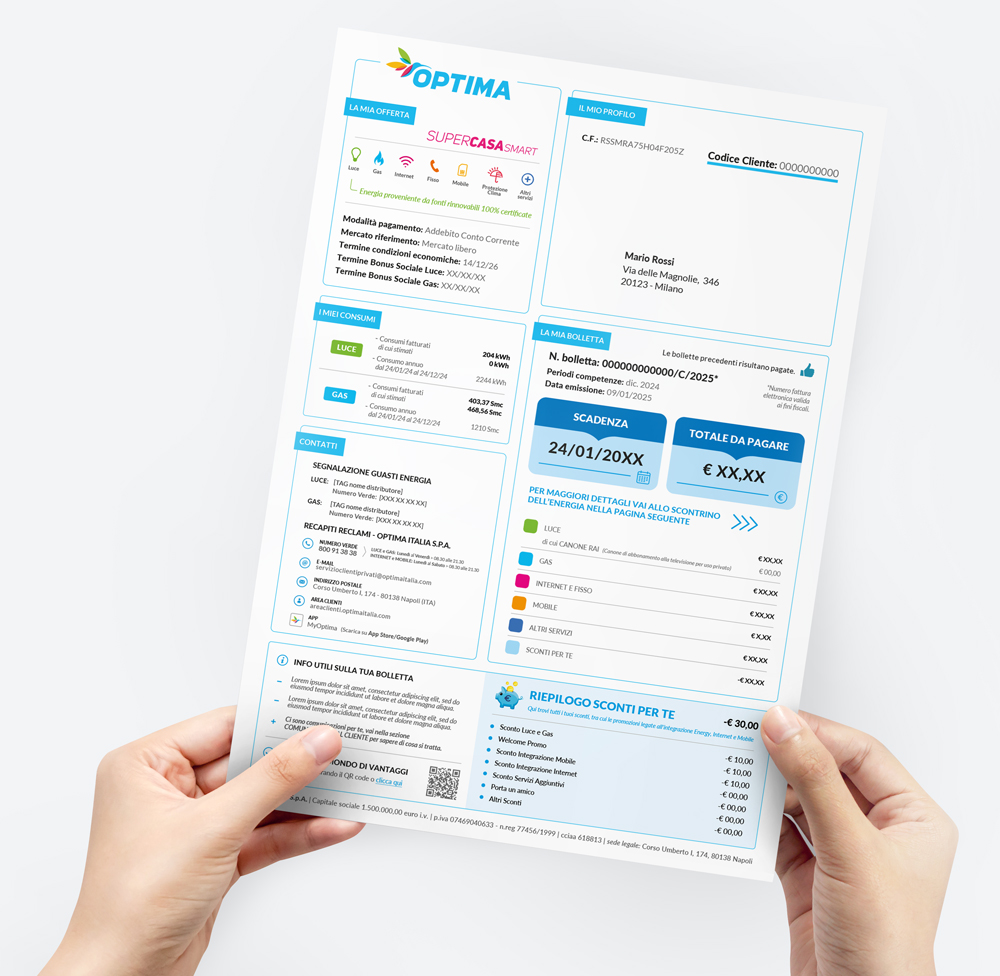 Fattura Optima Italia