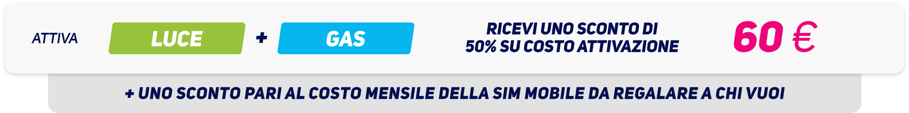 Sconti Luce e Gas