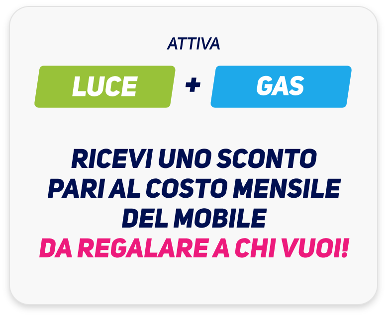 Sconti Luce e Gas