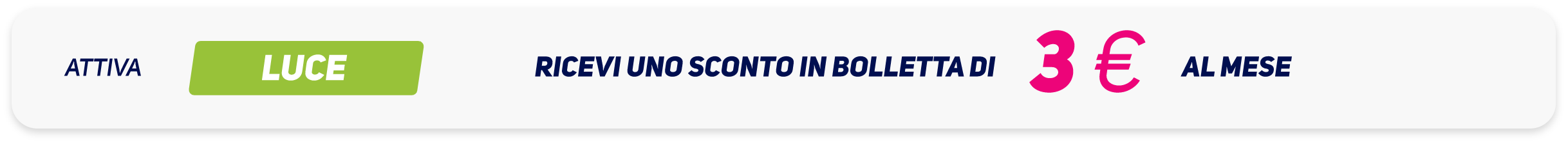 Sconti Luce e Gas