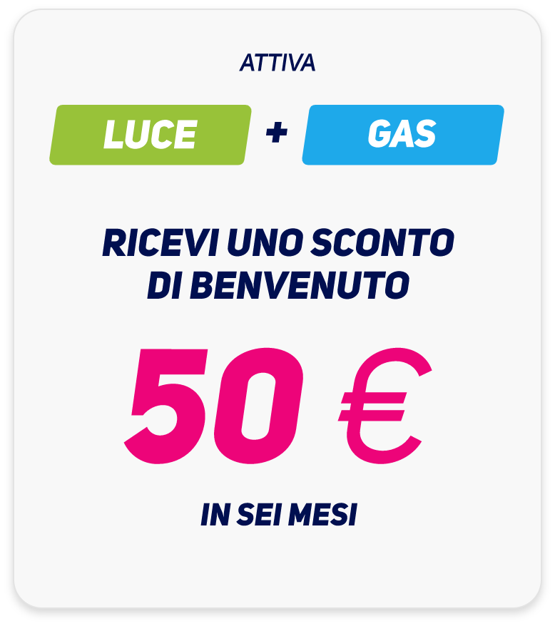Sconti Luce e Gas